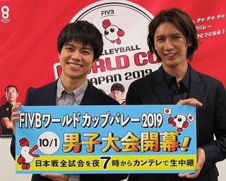 ジャニーズWEST重岡・藤井「悔しくなるぐらい面白い」とW杯バレーの魅力を大阪で語った！