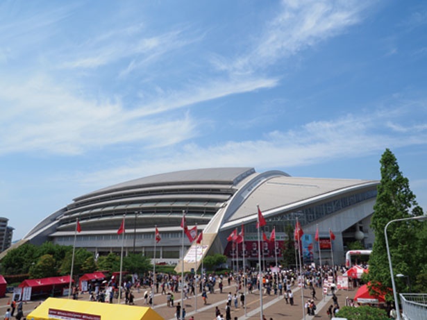 三宮からのアクセスも良く行きやすいノエビアスタジアム神戸にて開催