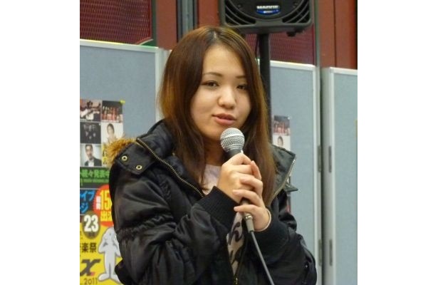 県内で活動する「TMKY」の宮森ゆい