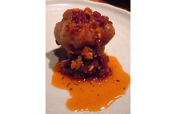 焼鳥にイタリアンラー油をかけたら高級感のある味わいに変化した♪