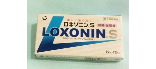各種の痛みを抑える薬「ロキソニンS」