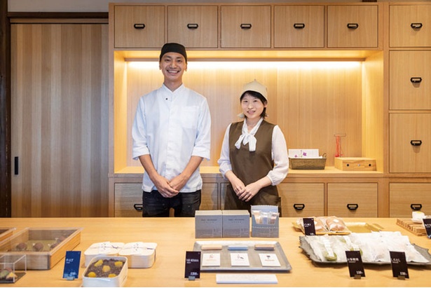 伝統と自身のセンスで菓子作りを楽しむ。 / 季のせ