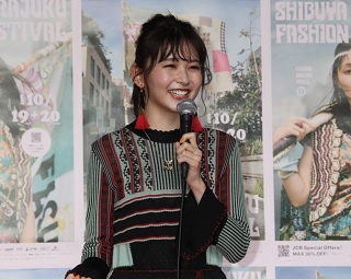 久間田琳加 「SHIBUYA HARAJUKU FASHION FESTIVAL」にてテープカットに挑戦！