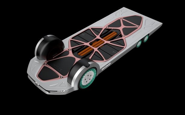 【写真】作品にも登場する未来のモビリティ「FlatFormer」