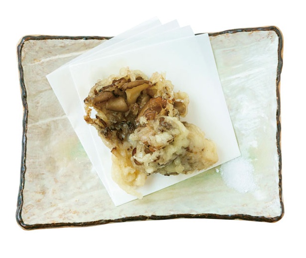 石臼挽きそば 石月 / 別盛りの「舞茸の天ぷら」