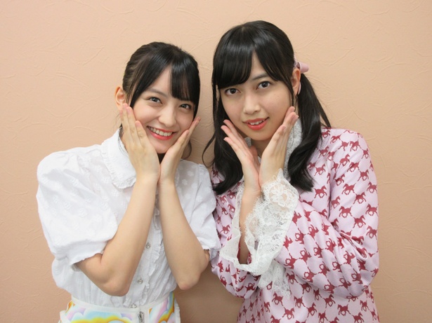 「たこやきレインボー」の清井咲希(左)・彩木咲良(右)