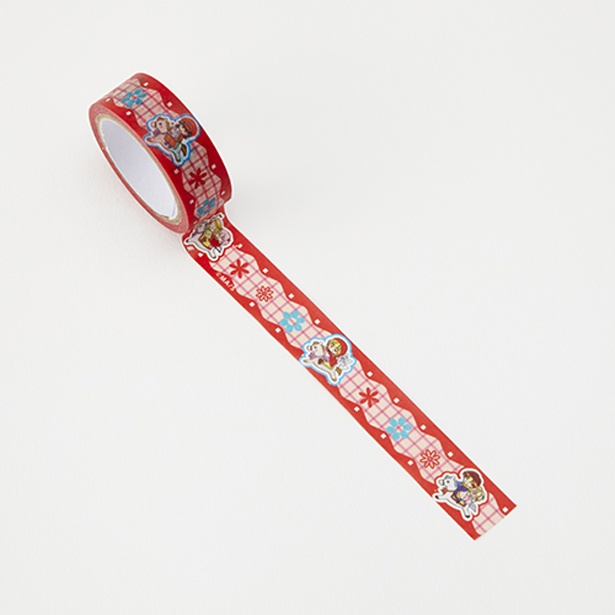 「赤ずきんチャチャ」のイラストをモチーフにデザインしたマスキングテープ(440円)/「特別展 りぼん」
