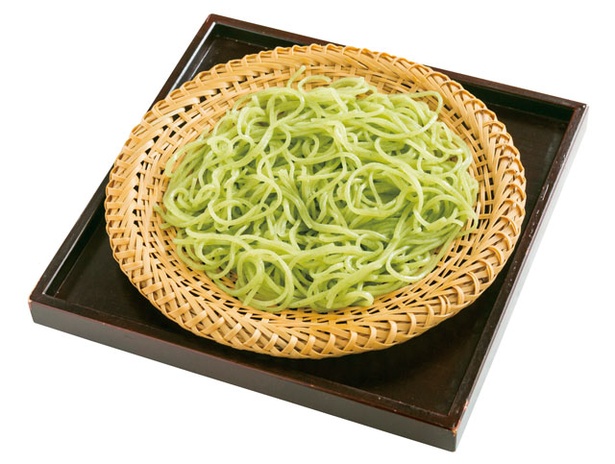 赤坂けやき通り むらた / 「本日の変わり蕎麦(青紫蘇)」(1000円・税込)。季節の素材を練り込む変わり蕎麦