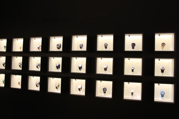 会場にはオーデマ ピゲの時計が150点以上展示されている