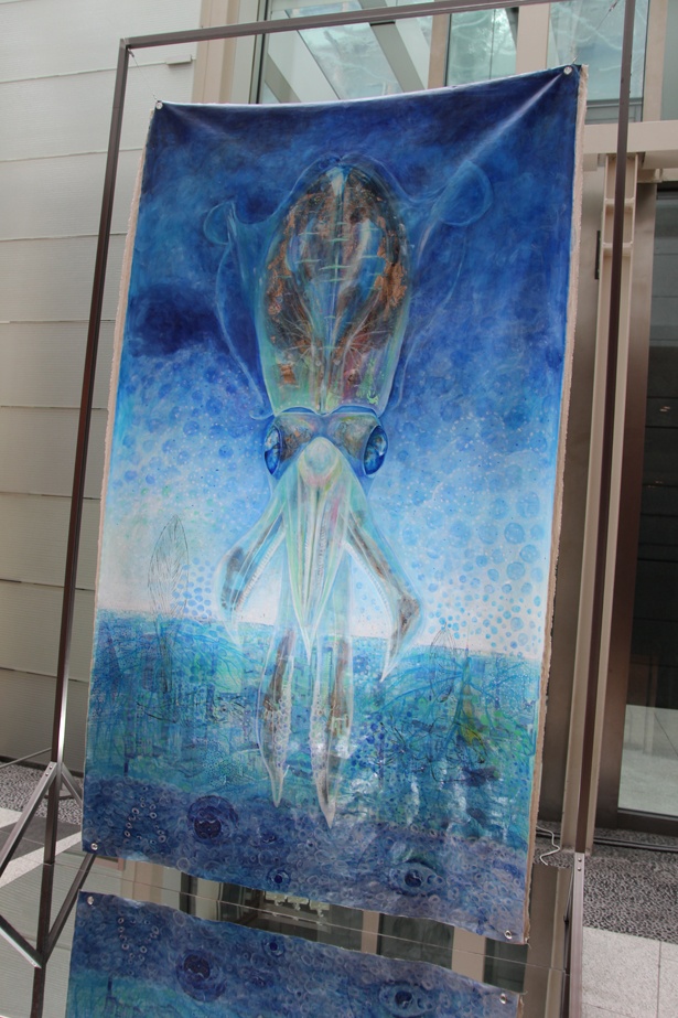「TOKYO MIDTOWN AWARD 2019」アート部門で準グランプリを受賞した、宮内裕賀氏の作品「イカトカイ」