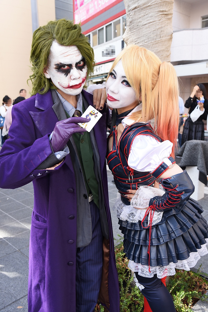 ジョーカー(左:十郎さん)と、ハーレイ・クイン(右:MASATOさん)