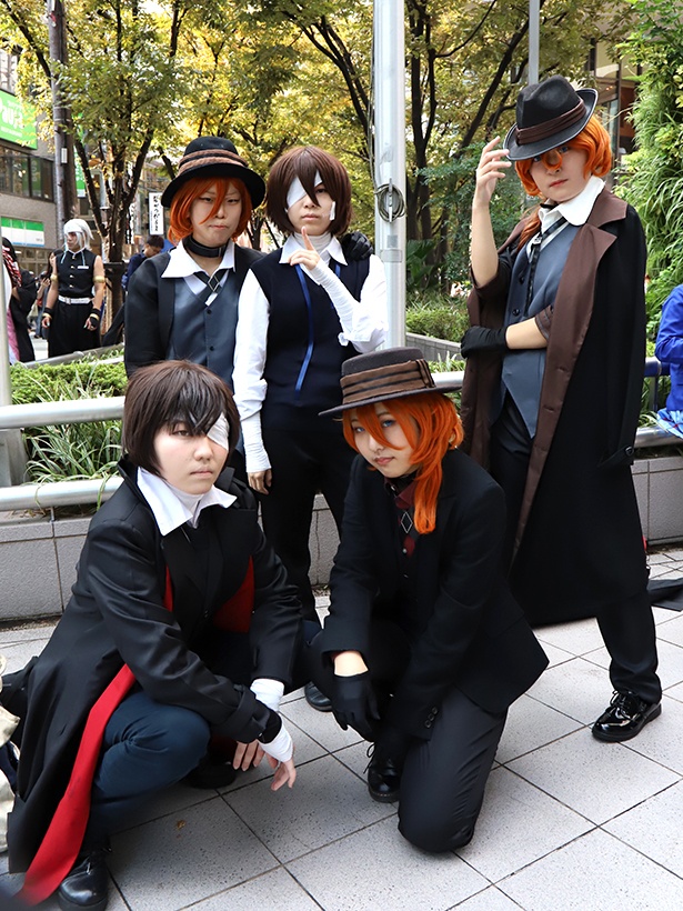 大阪・茶屋町「梅田茶屋町コスプレフェス」集まったコスプレイヤーたち