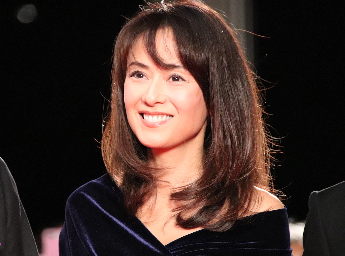 ファンを前に笑顔を見せた後藤久美子
