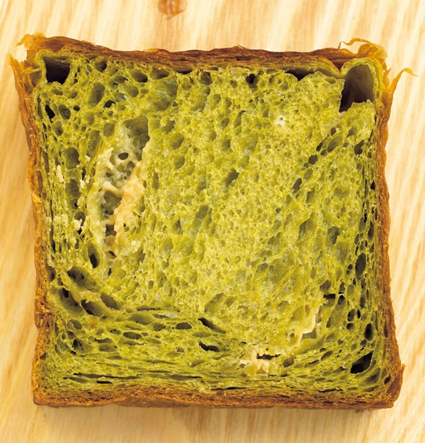 抹茶ラテ(1200円・1斤 ※キューブサイズあり)/箕面デニッシュ サトウカエデ 大丸梅田店