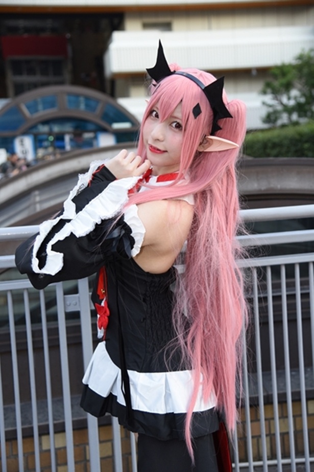  「終わりのセラフ」クルル・ツェペシに扮する うらまるさん