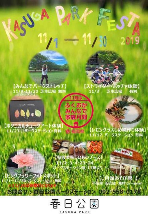 KASUGA PARK FESTA 2019 / ココロも体も美味しい時間を！