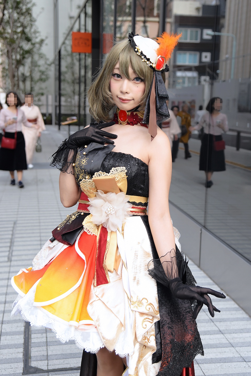 「アイドルマスター シンデレラガールズ」の高垣楓に扮する宮本彩希さん
