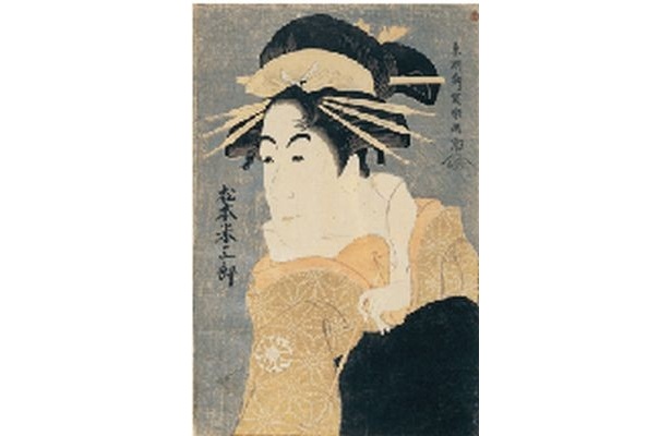 謎の天才絵師・東洲斎写楽が自然な雰囲気で役者を描いた「松本米三郎のけはい坂の少将実はしのぶ」