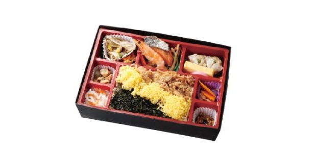 佐賀牛のしぐれ煮を入れた「鳥栖弁当」(1000円)