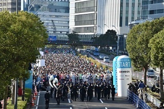 横浜マラソン2019に横浜ウォーカーが参戦