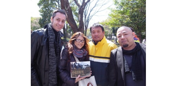 右から、武山宗憲さん、橋本浩二さん、佐野瑛厘さん、クリス・グレンさん。