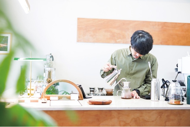 COFFEE ＆ CAKE STAND LULU / コーヒーは3種の抽出法を選べる