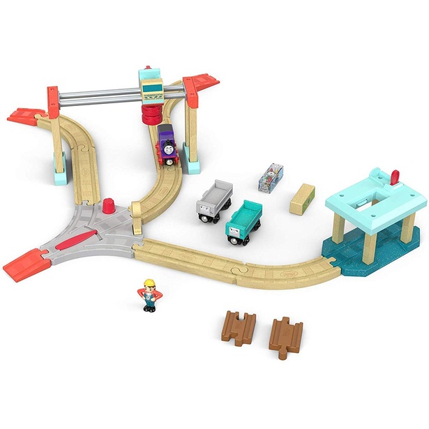 超特価コーナー ●機関車トーマス　木製レールセット　新品● 知育玩具