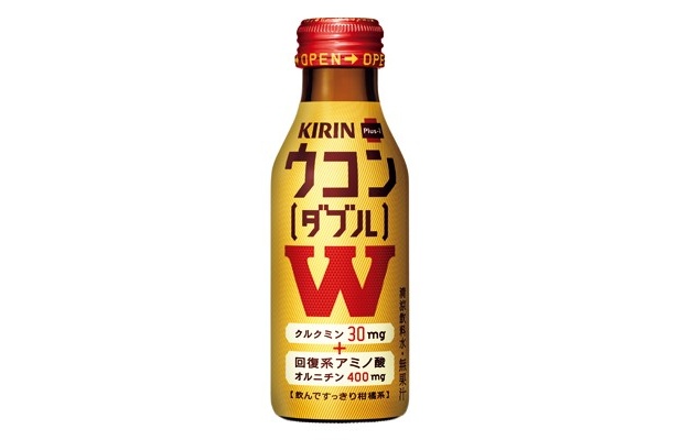 キリンビバレッジの「キリン ウコン[ダブル]」（100ml \150）