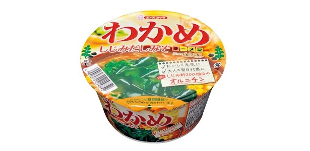 エースコックの「わかめラーメン しじみだしみそ」（\178）