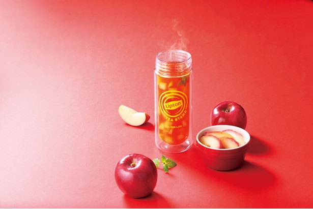 リンゴの芳醇な香りとTeaで心もカラダもあったまる「Fruits in Tea アップルコンポート」 / Lipton TEA STAND