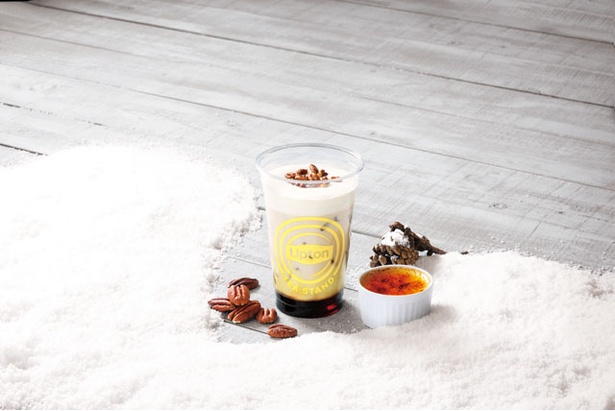 【写真を見る】ちょっとオトナなとろける新感覚スイーツミルクティー「Milk Tea クレームブリュレ」 / Lipton TEA STAND