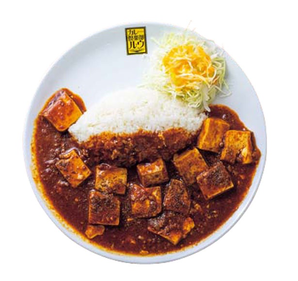 四川麻婆カレー(800円)。欧風カレーと麻婆が調和する黄金比！/カレー倶楽部ルウ 梅田店