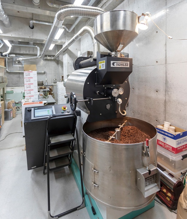 美松コーヒー本店 / 九州で最初に導入した「ビューラー」の焙煎機