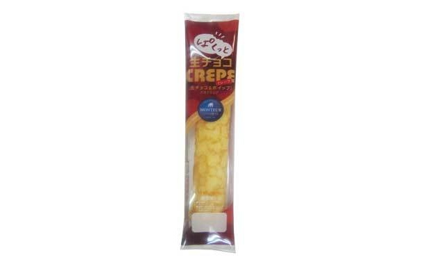 しっとりクレープと生クリームが好相性｢生チョコクレープ｣(126円)