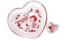 Merry Christmas with Love 「ハートガラス小皿＆箸置」(1300円)※限定150セット