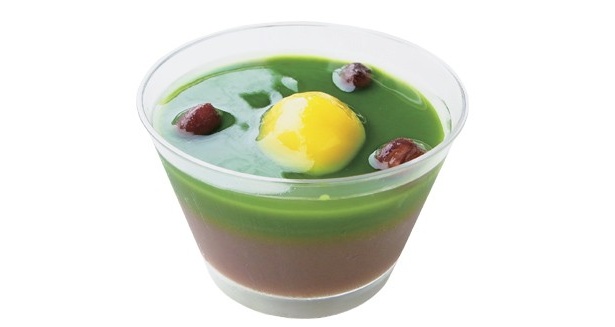 超ツルツルの新食感抹茶ゼリー！「UchiCafeSWEETS 抹茶と水ようかんのスイーツ」(200円)/ローソン　※5月3日(祝)発売