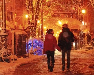 約20万球のLEDがきらめく「光のしずくイルミネーション」が福島県福島市で開催中