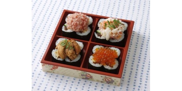 「グランスタ」限定で販売される「海鮮こぼれ太巻寿4貫」