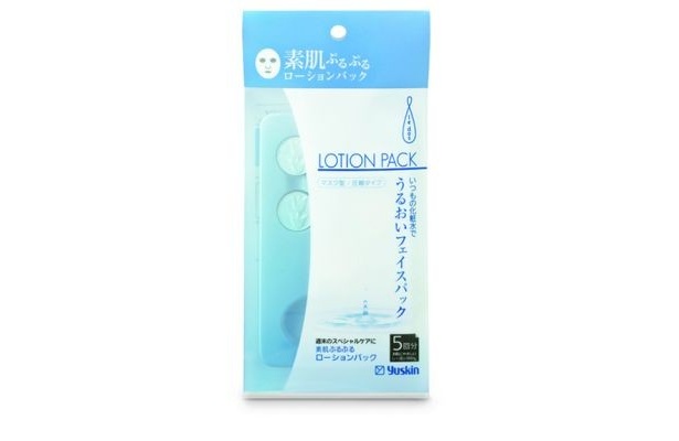 「素肌ぷるぷるローションパック5個」（5回分）