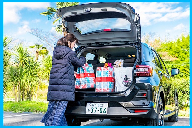 日々のちょっとした荷物から旅行などの大荷物もしっかり積める、コンパクトSUVクラストップレベルの大容量ラゲージを実現