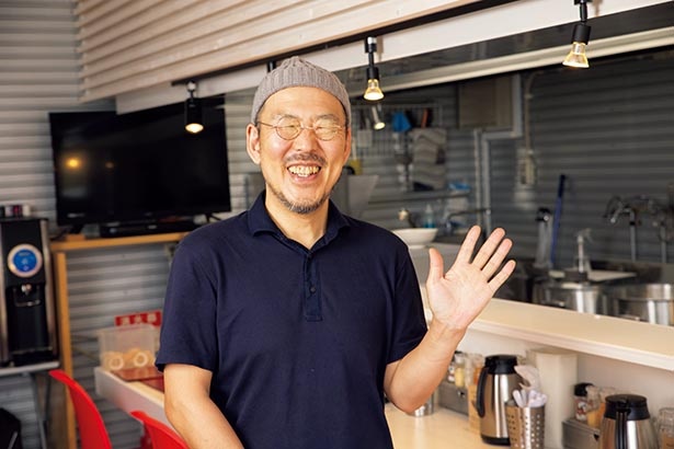 大手製麺会社で30年のキャリアがある店主・藤嶋則夫さん