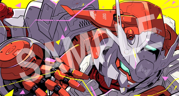 【写真を見る】メカニカルデザインの形部一平新規描き下ろし特殊ジャケットイラストも公開