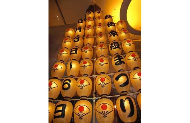 秋田・竿燈まつりで使用する大岩