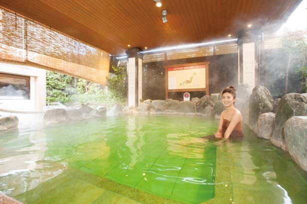 ph値を一定にキープしながら、全国の温泉地の成分を再現した「露天風呂」/尼崎センタープール前 みずきの湯