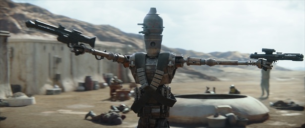 スター・ウォーズシリーズ初の実写ドラマ『マンダロリアン』場面カット