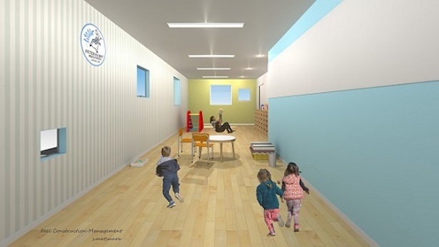 【写真を見る】新園舎教室のイメージ