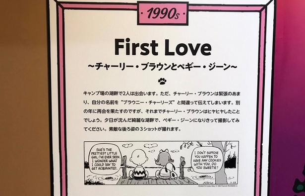 1990年代ではチャーリー・ブラウンの初恋を紹介