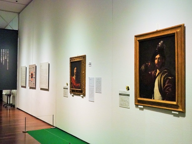 カラヴァッジョに影響を受けた、フランス人画家の絵画なども飾られ、その様式がヨーロッパ全土に広まったことがわかる