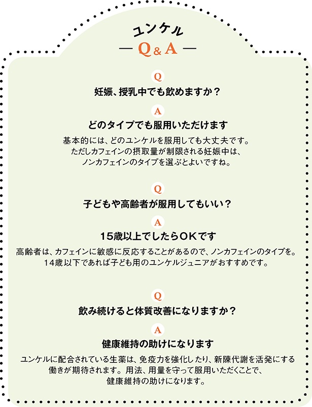ユンケルQ&A