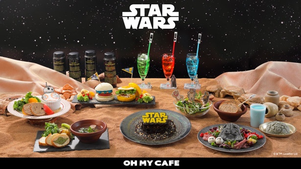 作中メニューが登場 ミュージアム形式の スター ウォーズ Oh My Cafeが名古屋にオープン ウォーカープラス